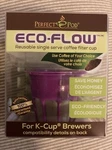Perfect Pod Eco-flow Reusable Single Serve Filter Keurig 1.0/2.0 Compatible New. Fixed Price $8.00.