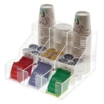 New! Acrylic Coffee/tea Station - Cups/lids/creamer/sugar/pods/stirrer Organizer. Fixed Price $49.95.