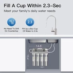 Fachioo 0.01 Ultra-filtration Under Sink Water Filter System Stainless Steel. Fixed Price $249.00.