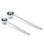 Limeflex 2PCS Coffee Scoop SET,1 Tbsp (15ML) & 8.66"L 1.77"W, Silver. Fixed Price $14.90.