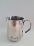 Delonghi Stainless Steel Milk Frothing Jug 12OZ Espresso Cup W/handle & Spout. Fixed Price $15.82.