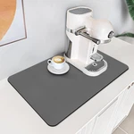 17"X12" Coffee Mat Small, Bar Accessories For Countertop, Absorbent Dish. Fixed Price $14.99.