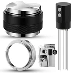 3 Pcs 51MM Espresso Kit 2 In Tamper And Distributor Leveler, Magne.... Fixed Price $36.05.