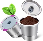 2 Pack Cup Reusable Coffee Pods For Keurig: Stainless Steel Refillable -. Fixed Price $9.29.