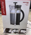 Aerolatte 8 Cup French Press Coffee Maker 34 Oz 1000ML New In Box. Fixed Price $28.99.