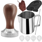 Ezebesta 51MM Coffee Tamper Set Barista Kit For Portafilter Wood Brown. Fixed Price $27.76.