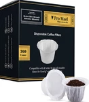 Pro Mael 360 Disposable K Cup Filters, Coffee Count, White. Fixed Price $30.35.