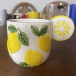 Lemon Cup Lang By Design Group W/ Slice Handle Tea Coffee Mug Yellow. Fixed Price $13.99.