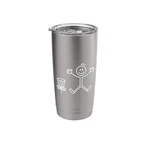 Funny Stick Person Frisbee Golf Player Disc 20 Ounces, Brushed Steel. Fixed Price $38.76.
