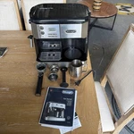 Delonghi BCO430 Espresso Maker And 10-CUP Coffee Combo. Fixed Price $75.00.