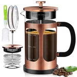 Ymmind French Press Coffee Maker (34OZ 1QUART 5-6CUP) Oz, Copper. Fixed Price $27.99.