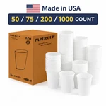 12 Oz Paper Coffee Cups Leak Proof Disposable Made In Usa 50 75 200 1000. Fixed Price $69.99.
