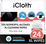 Icloth Xl Disinfecting Wipes 70% Isopropyl Alcohol 24 Count Phone Screen. Fixed Price $14.99.