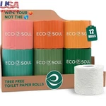 Eco-friendly Bamboo Toilet Paper Rolls 3-PLY Soft Hypoallergenic Biodegradable. Fixed Price $53.12.