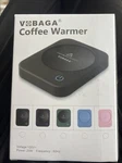 New Vobaga Black Coffee Mug Warmer 4 Hours Auto Shut-off Plate. Fixed Price $11.99.