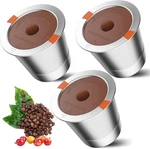 Rethone K Reusable Coffee Pods, Stainless Steel Cups Compatible W. Fixed Price $20.99.
