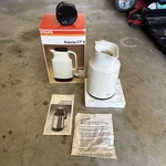 Vintage 1980S Krups Kanne 8-CUP Thermal Coffee Carafe Pot, White Made Germany. Fixed Price $29.99.