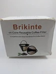 Brikinte #4 Cone Reusable Coffee Filter For Ninja CPF201. CPF301 - Pk.. Fixed Price $19.99.