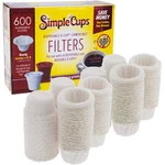 Disposable Paper Coffee Filters 600 Count Compatible With Keurig, K-cup Mac.... Fixed Price $50.72.