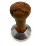Motta Flat Stainless Coffee Tamper 58MM Olive Wood Handle Commercial E61. Fixed Price $34.00.