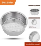 Double Layer 51MM Coffee Filter Basket - Perfect For Casabrews Espresso Machines. Fixed Price $17.99.
