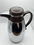 Vtg Diamond 32OZ Portable Coffee Carafe Vacuum Thermal Stainless Steel Mcm. Fixed Price $38.00.