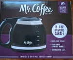 Mr.coffee PLD12RB4 12-CUP Carafe Black. Fixed Price $20.00.