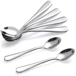 Hiware 6-PIECE Demitasse Espresso Spoons, Inches Stainless 4-INCH, Clear. Fixed Price $9.11.
