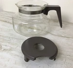 Vintage Mr Coffee 10 Cup Carafe Glass Replacement Decanter Pot Brown Handle Lid. Fixed Price $14.99.