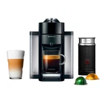 Nespresso Vertuo Coffee And Maker, Aeroccino Milk Frother, Black. Fixed Price $188.99.