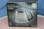 New Medelco Cafe Brew Collection Universal Replacement 12 Cup Coffee Carafe. Fixed Price $12.84.