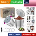 Nessus Pack Reusable Cups Stainless Steel For Keurig 1.0 And 2.0 Coffee M.... Fixed Price $17.68.