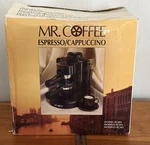 Vintage 1993 Mr. Coffee ECM3 4-CUP Steam Espresso Cappuccino Maker New Open Box. Fixed Price $28.00.